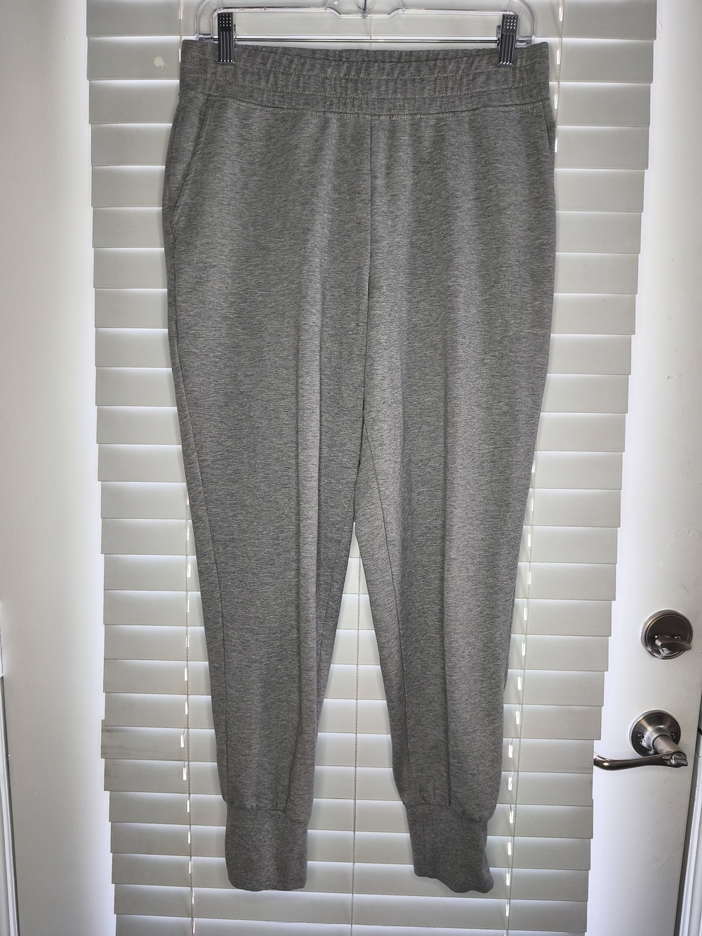 Patagonia Ahnya Joggers Womens S Small Gray Organic Cotton Fleece Sweatpants